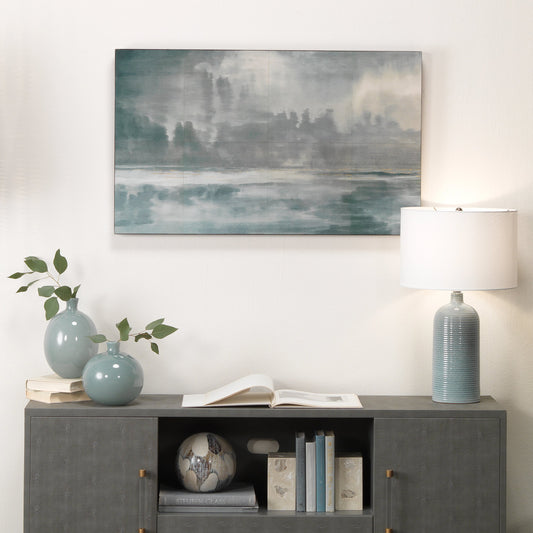 Cloudscape Wall Art by Jamie Young. Made from mdf in a coastal style.