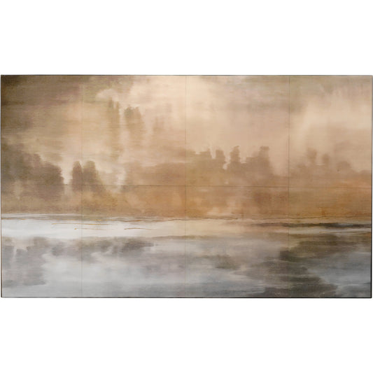 Cloudscape Wall Art by Jamie Young. Made from mdf in a coastal style.