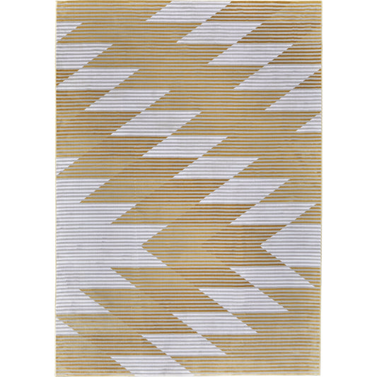 Marigold Geometric Rug - 3830F by Feizy. Made from polypropylene, polyester in a unique style.