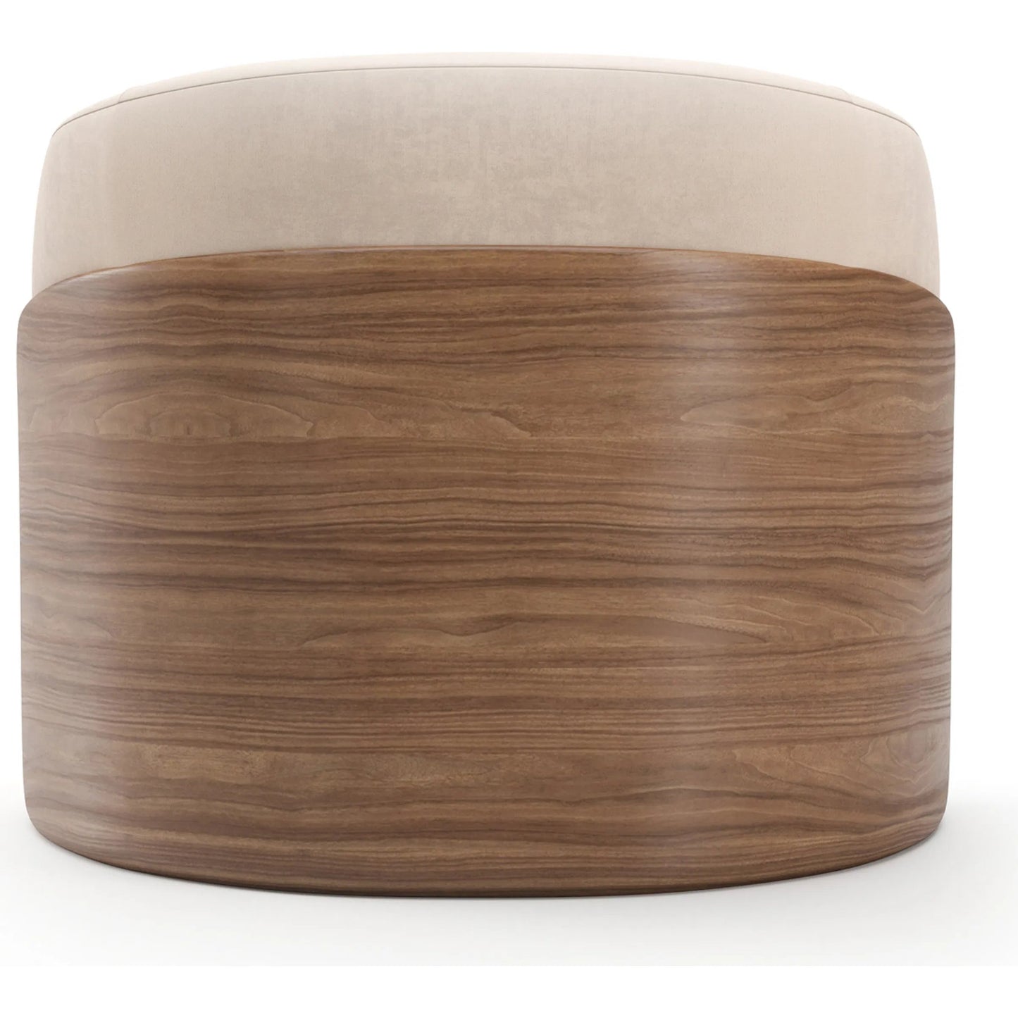 004 SI-2462222 | Additional Silo | Fleur Wood Back Lounge Chair by Caracole in porcini. Made from unique in a transitional style.
