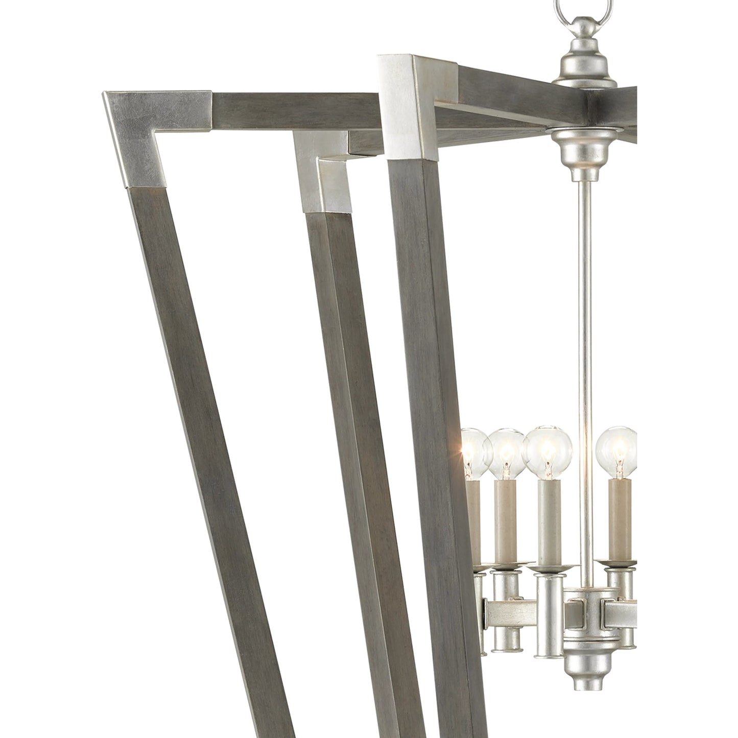 045 SR-823504 | Closeup | Bastian Lantern by Currey and Company. Made from unique in a modern style.