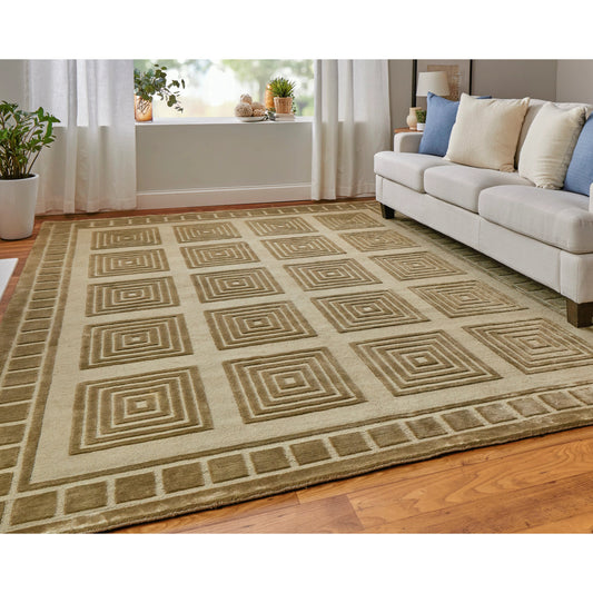 Channels Geometric Rug - 7277F by Feizy. Made from wool in a unique style.