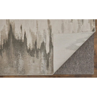 Micah Rug - 39LQF by Feizy in gray, taupe, ivory. Made from polyester, polypropylene in a unique style.