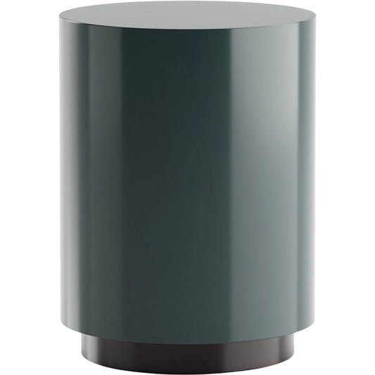 Cocktail Couture Round End Table by Caracole in apatite gloss. Made from unique in a eclectic & global style.