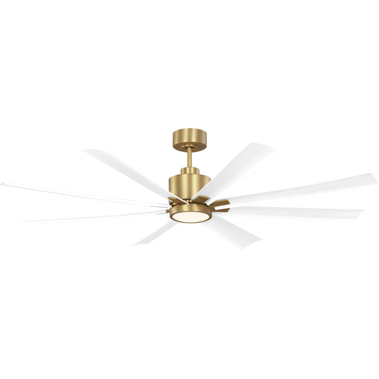 Flera Smart 65 LED Ceiling Fan by Generation Lighting. Made from steel in a modern style.