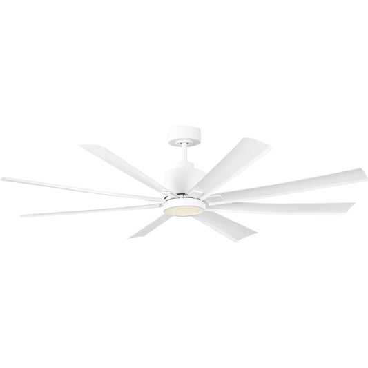 Flera Smart 65 LED Ceiling Fan by Generation Lighting. Made from steel in a modern style.