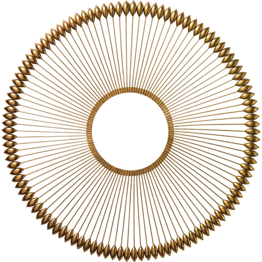 Illume Wall Art by Jamie Young in gold foil. Made from iron in a transitional style.