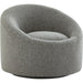 Sienna Swivel Chair by Pasargad Home. Made from polyester fabric in a modern style.