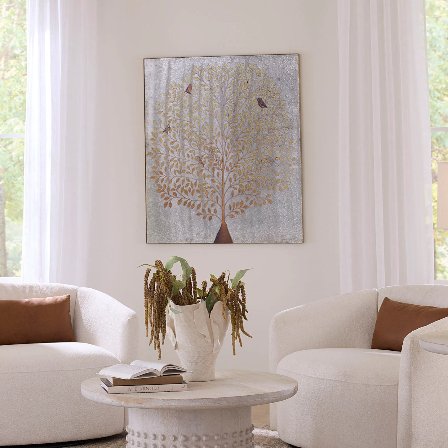003 SI-2531184 | Lifestyle | Provenance Wall Art by Jamie Young in grey and blue, grey, printed mercury. Made from glass in a unique style.