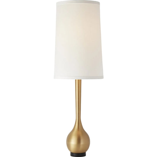 001 SR-700885 | Primary Silo | Bulb Vase Table Lamp by Global Views. Made from brass, black lime stone in a transitional style.