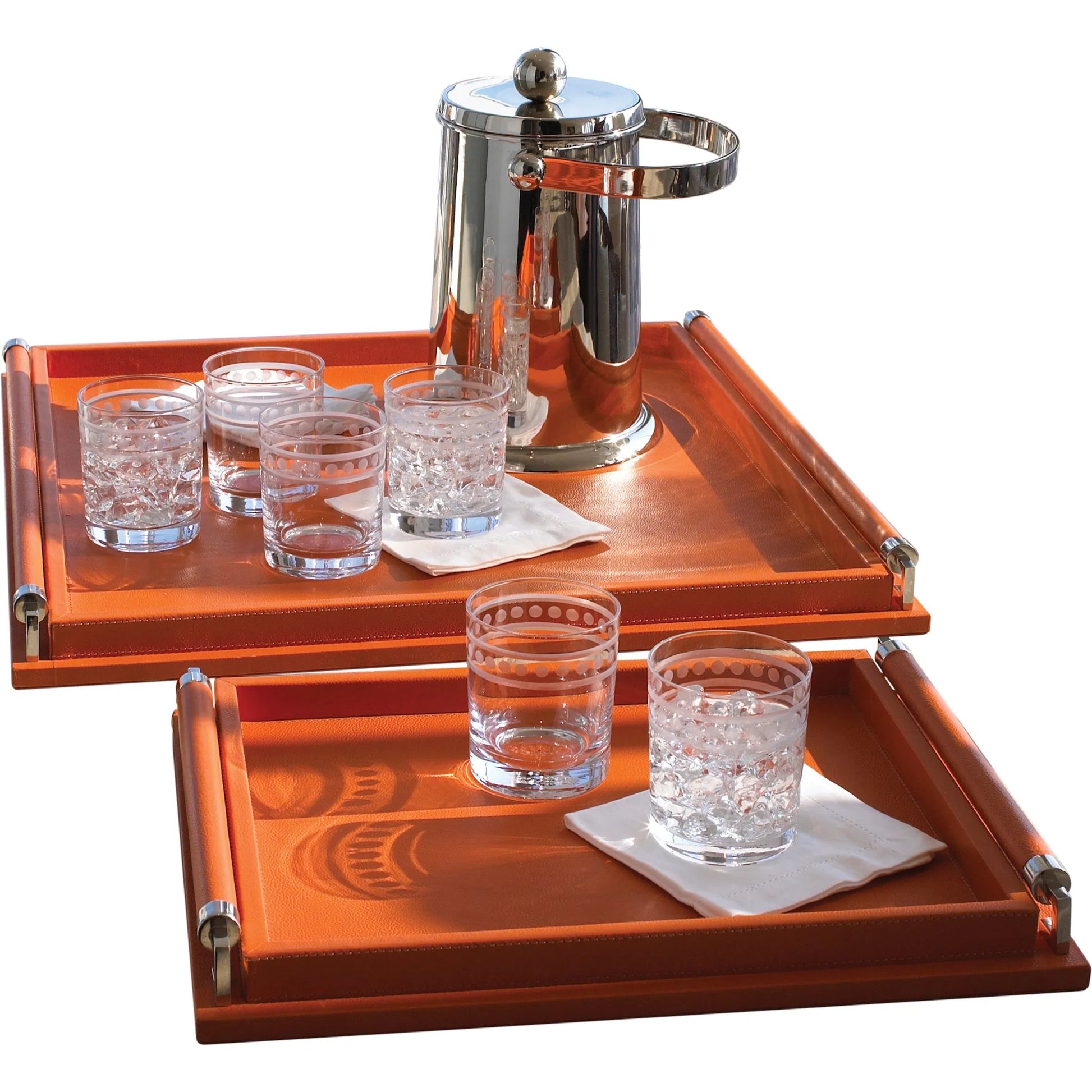 Wrapped Handle Tray by Global Views. Made from unique in a rustic style.