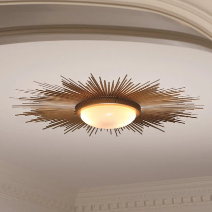 Sunburst Fixture by Global Views. Made from brass, glass in a transitional style.