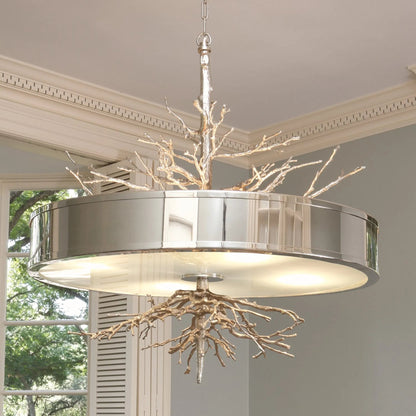Twig Pendant by Global Views. Made from iron, brass, glass in a eclectic & global style.