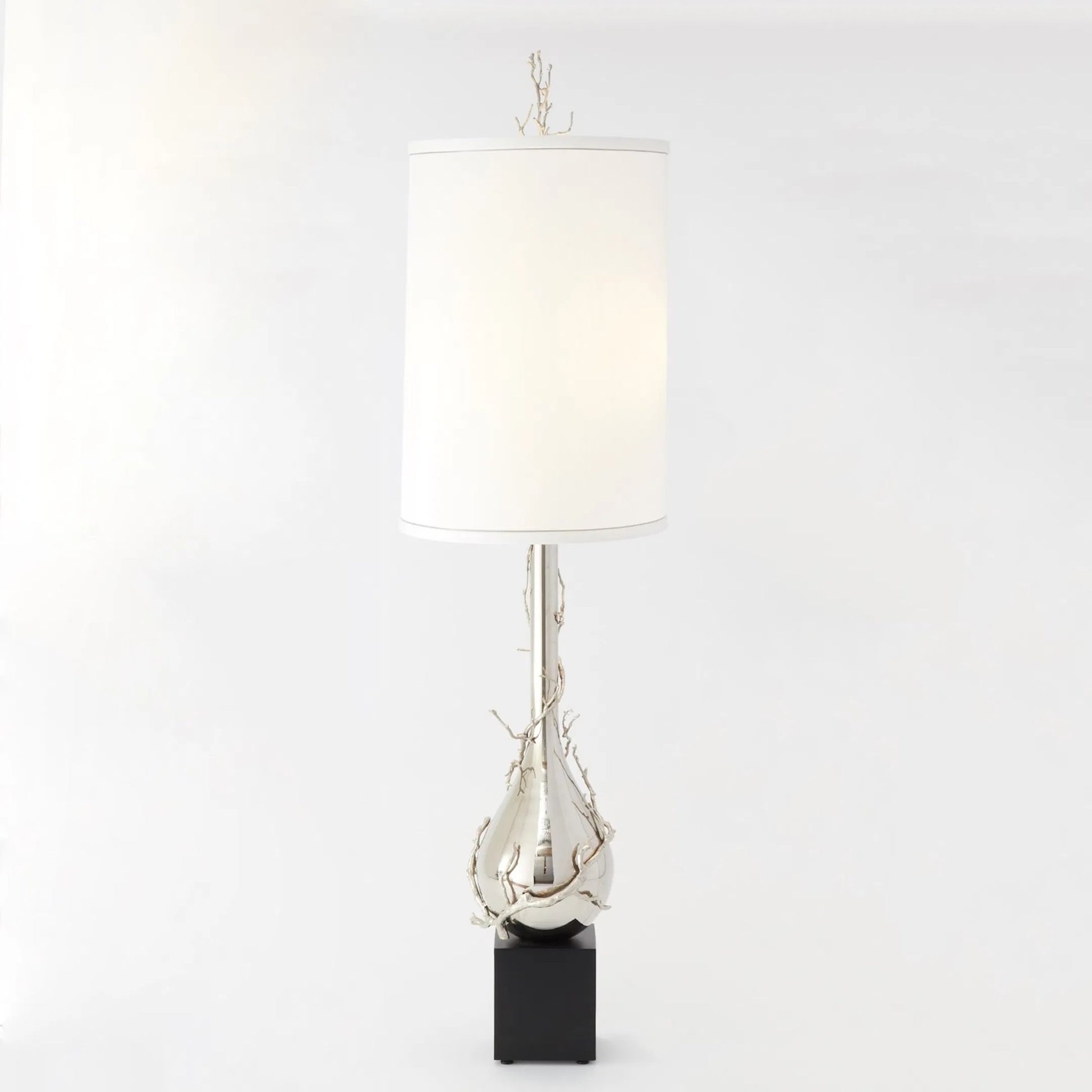 Twig Bulb Floor Lamp by Global Views. Made from brass, stainless steel in a transitional style.