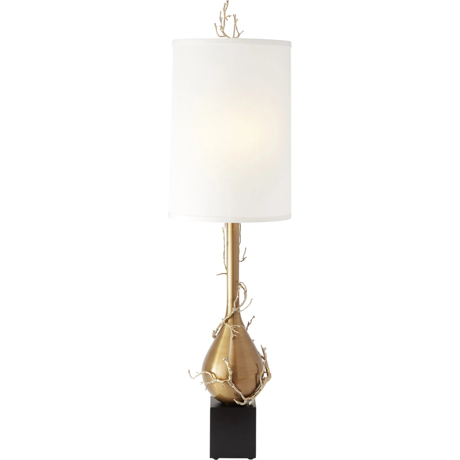 Twig Bulb Floor Lamp by Global Views. Made from brass, stainless steel in a transitional style.