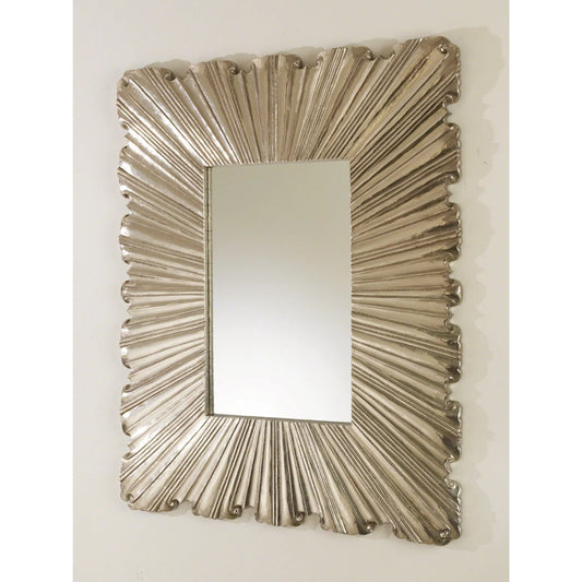 Linenfold Mirror by Global Views. Made from unique in a modern style.