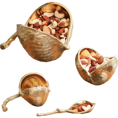 Chestnut Bowl by Global Views. Made from brass in a eclectic & global style.