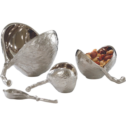 Chestnut Bowl by Global Views. Made from brass in a eclectic & global style.