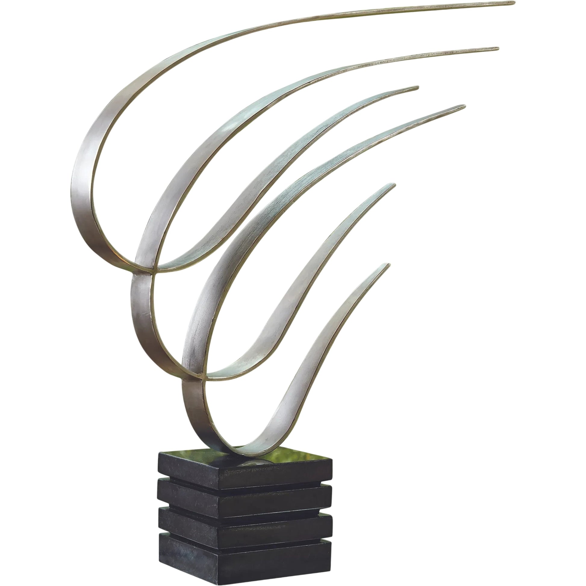 Swoosh Sculpture by Global Views. Made from unique in a eclectic & global style.