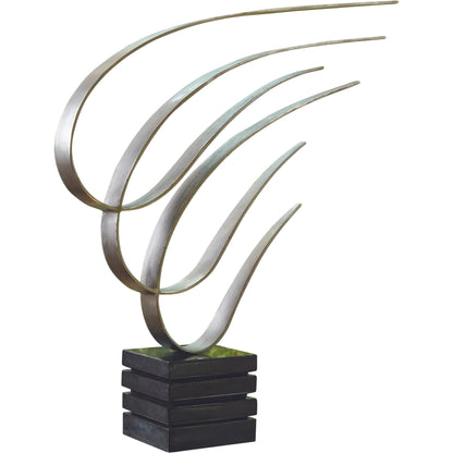Swoosh Sculpture by Global Views. Made from unique in a eclectic & global style.