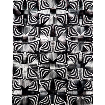 Arches Rug by Global Views. Made from 100% wool with cotton backing in a unique style.