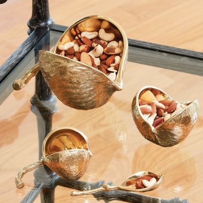 Chestnut Bowl by Global Views. Made from brass in a eclectic & global style.