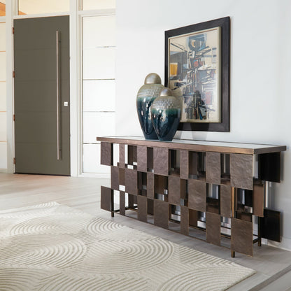 Arches Rug by Global Views. Made from 100% wool with cotton backing in a unique style.