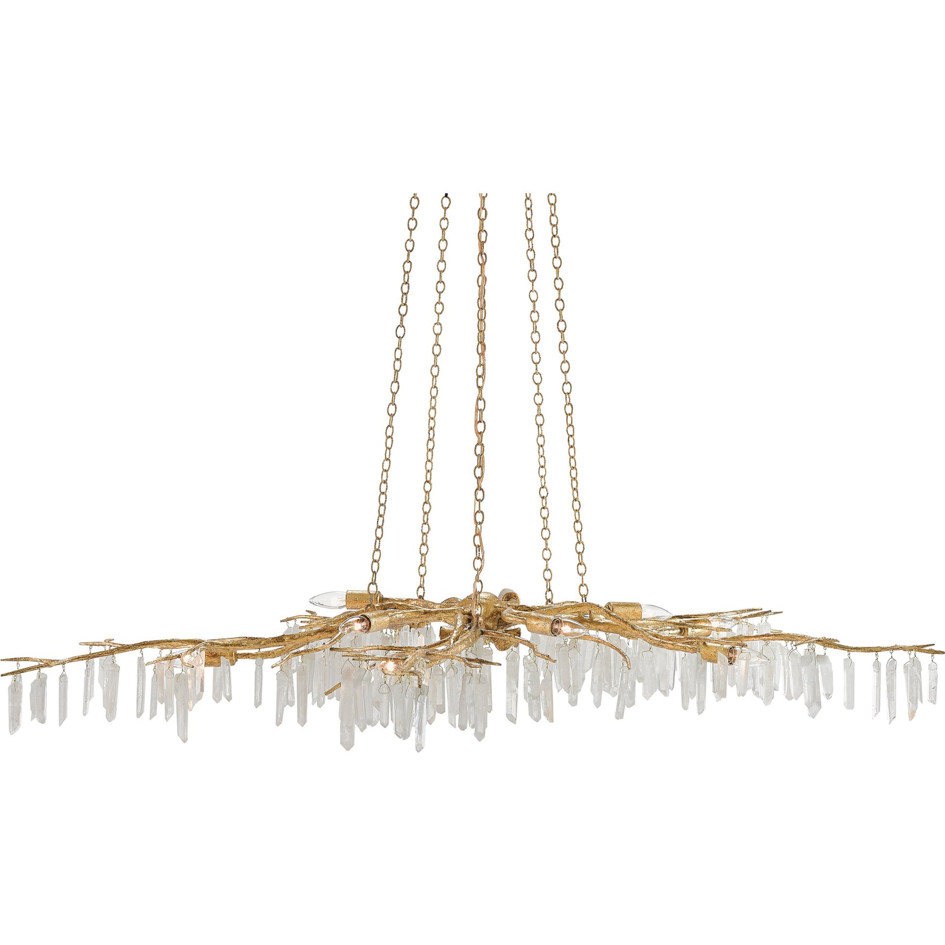 Forest Light Chandelier by Currey and Company. Made from unique in a modern style.