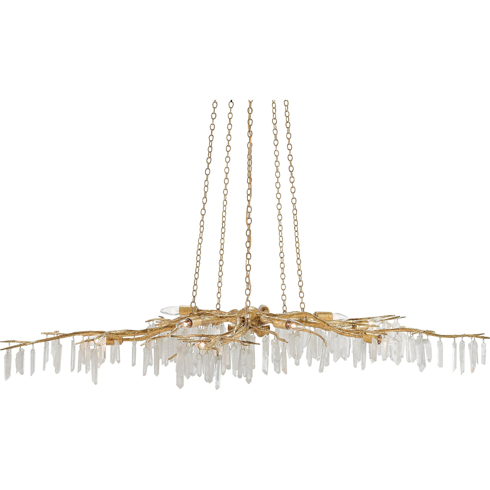 Forest Light Chandelier by Currey and Company. Made from unique in a modern style.