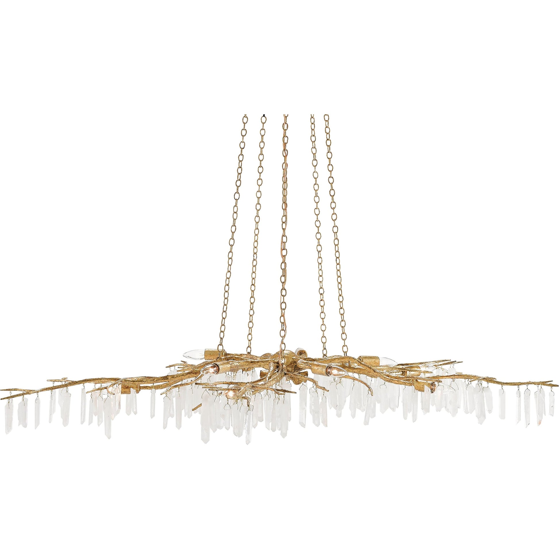 Forest Light Chandelier by Currey and Company. Made from unique in a modern style.