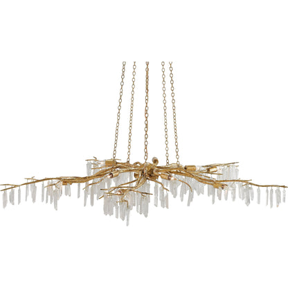 Forest Light Chandelier by Currey and Company. Made from unique in a modern style.