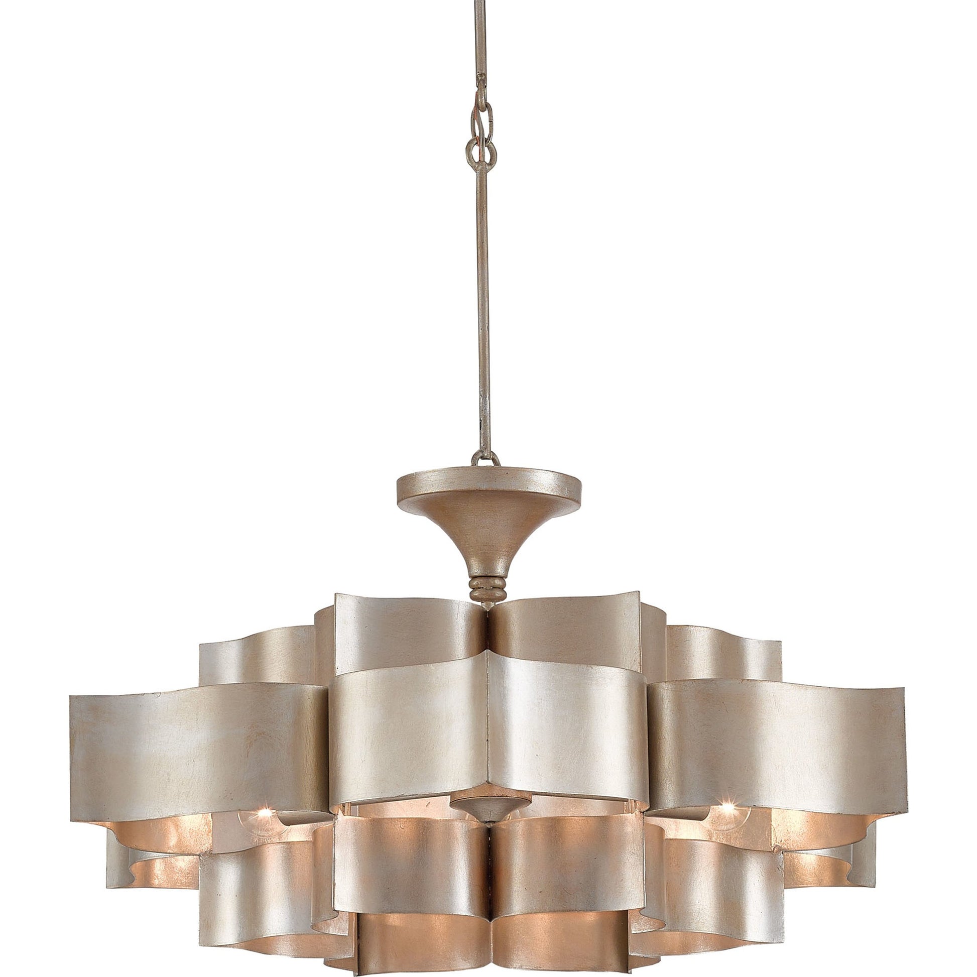 Grand Lotus Chandelier by Currey and Company. Made from unique in a modern style.