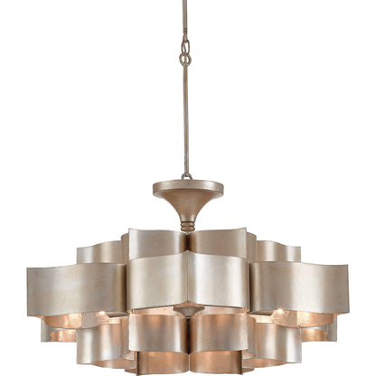 Grand Lotus Chandelier by Currey and Company. Made from unique in a modern style.