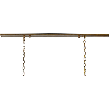 Maximus Chandelier by Currey and Company. Made from wrought iron, glass in a modern style.