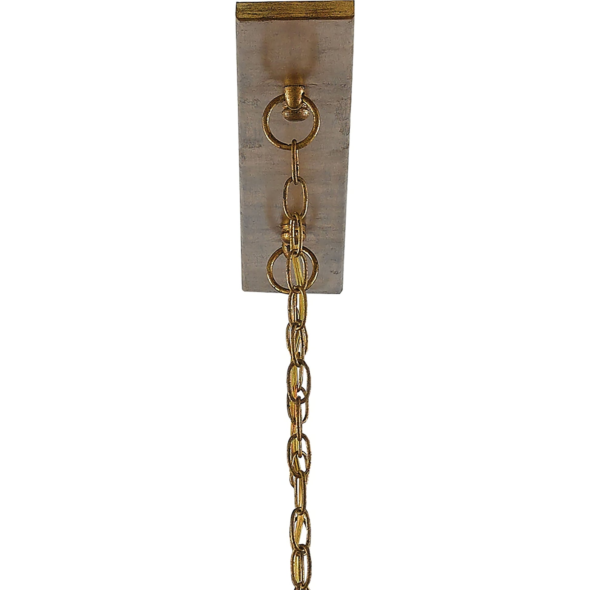 Maximus Chandelier by Currey and Company. Made from wrought iron, glass in a modern style.