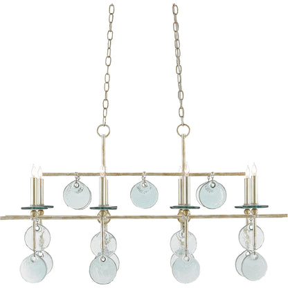 Sethos Rectangular Chandelier by Currey and Company. Made from unique in a modern style.