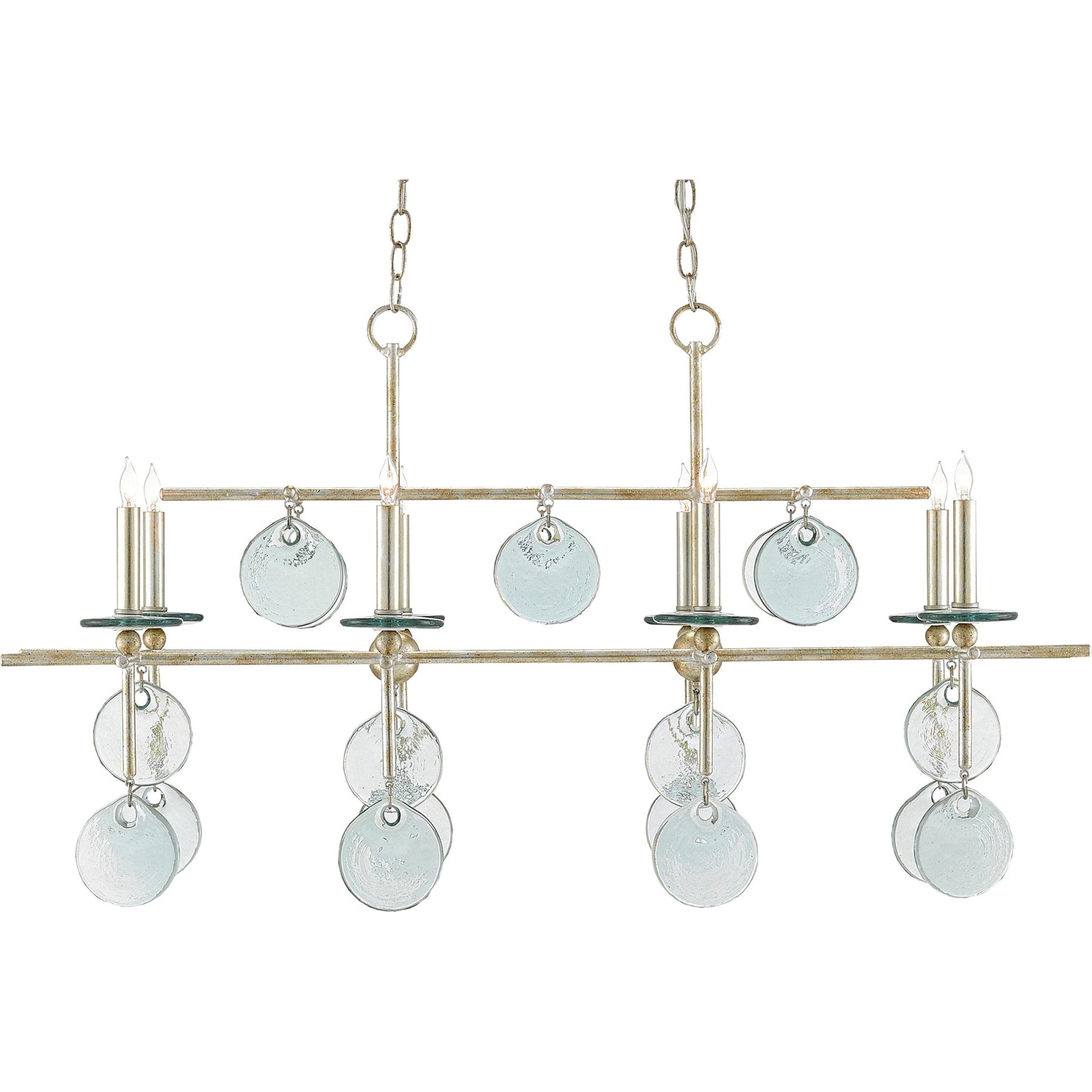 Sethos Rectangular Chandelier by Currey and Company. Made from unique in a modern style.