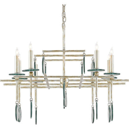Sethos Rectangular Chandelier by Currey and Company. Made from unique in a modern style.