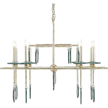 Sethos Rectangular Chandelier by Currey and Company. Made from unique in a modern style.