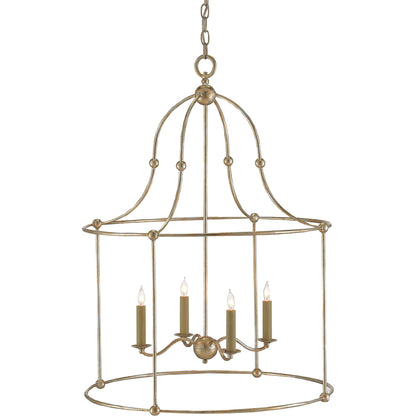 Fitzjames Lantern by Currey and Company in mayfair. Made from wrought iron in a traditional style.