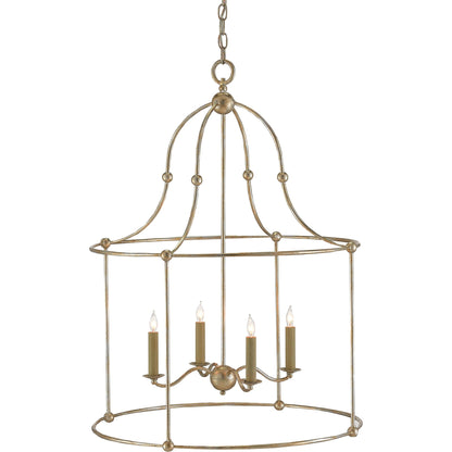 Fitzjames Lantern by Currey and Company in mayfair. Made from wrought iron in a traditional style.