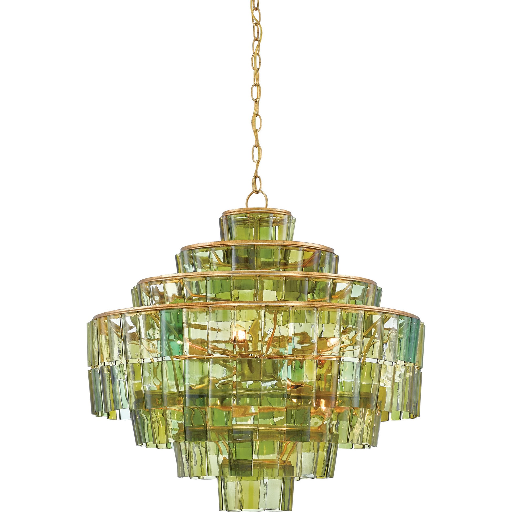 Sommelier Chandelier by Currey and Company. Made from wrought iron, bottle glass in a modern style.