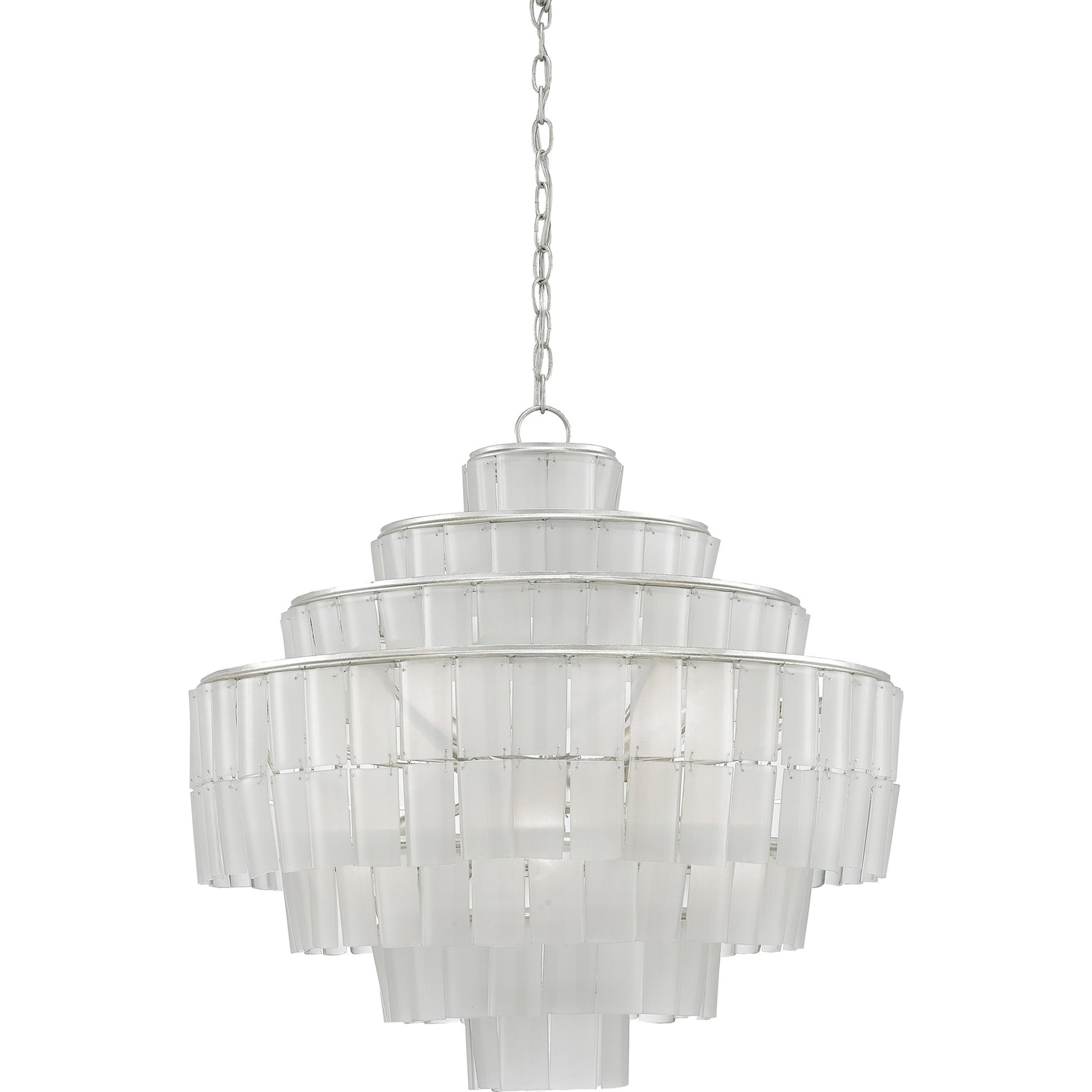 Sommelier Chandelier by Currey and Company. Made from wrought iron, bottle glass in a modern style.