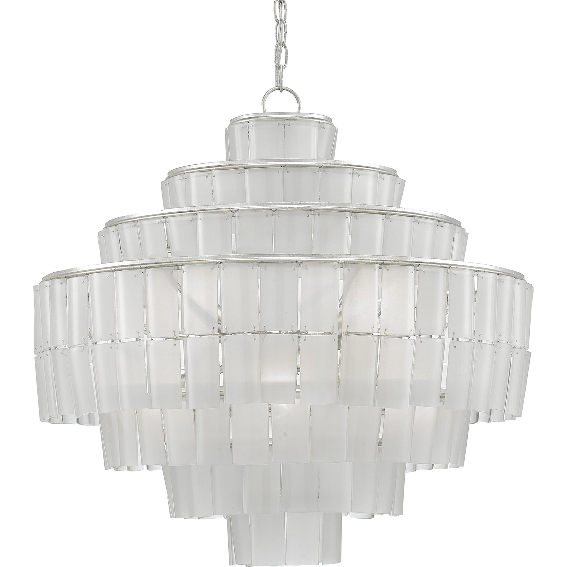 Sommelier Chandelier by Currey and Company. Made from wrought iron, bottle glass in a modern style.