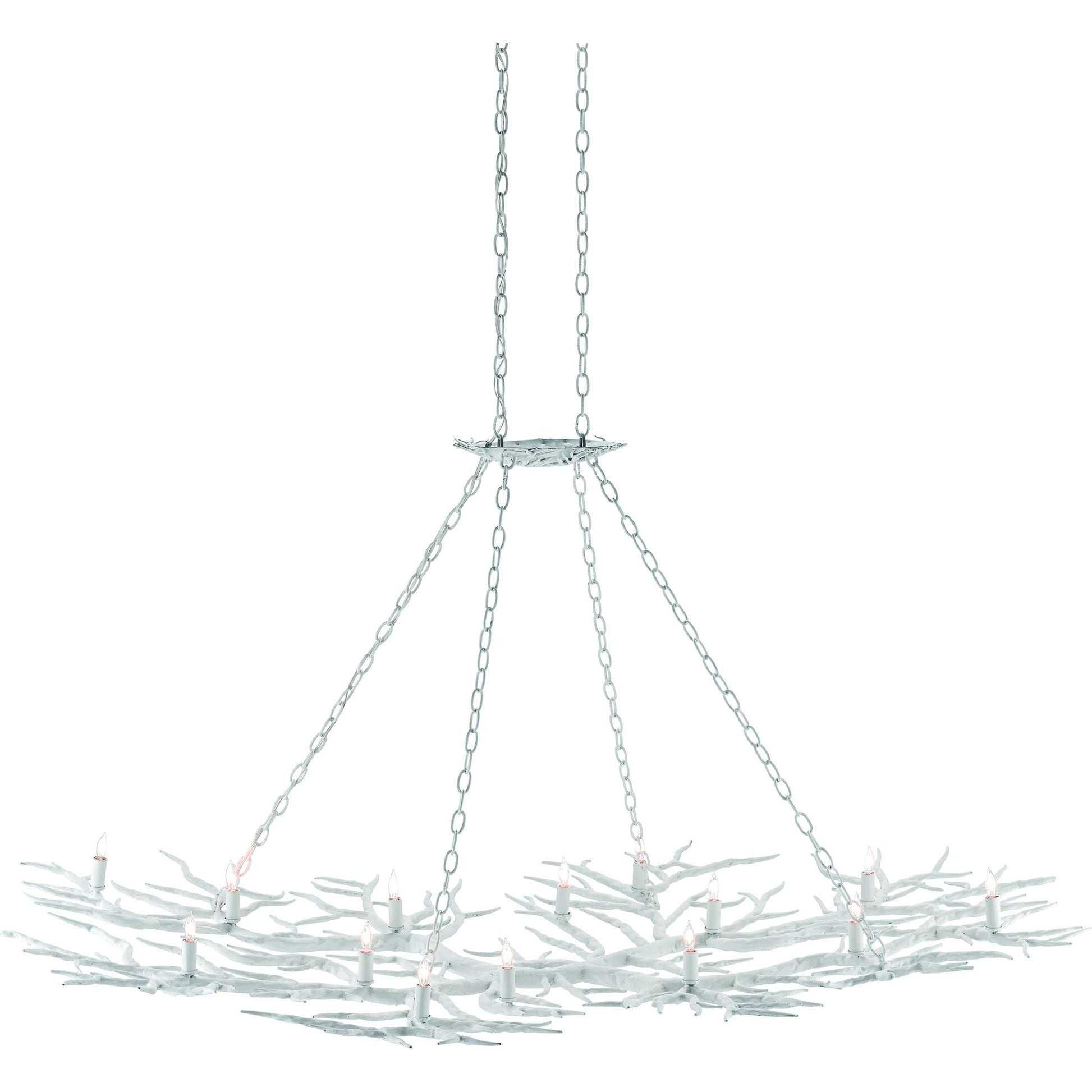 Rainforest Chandelier by Currey and Company in rustic bronze. Made from unique in a rustic style.