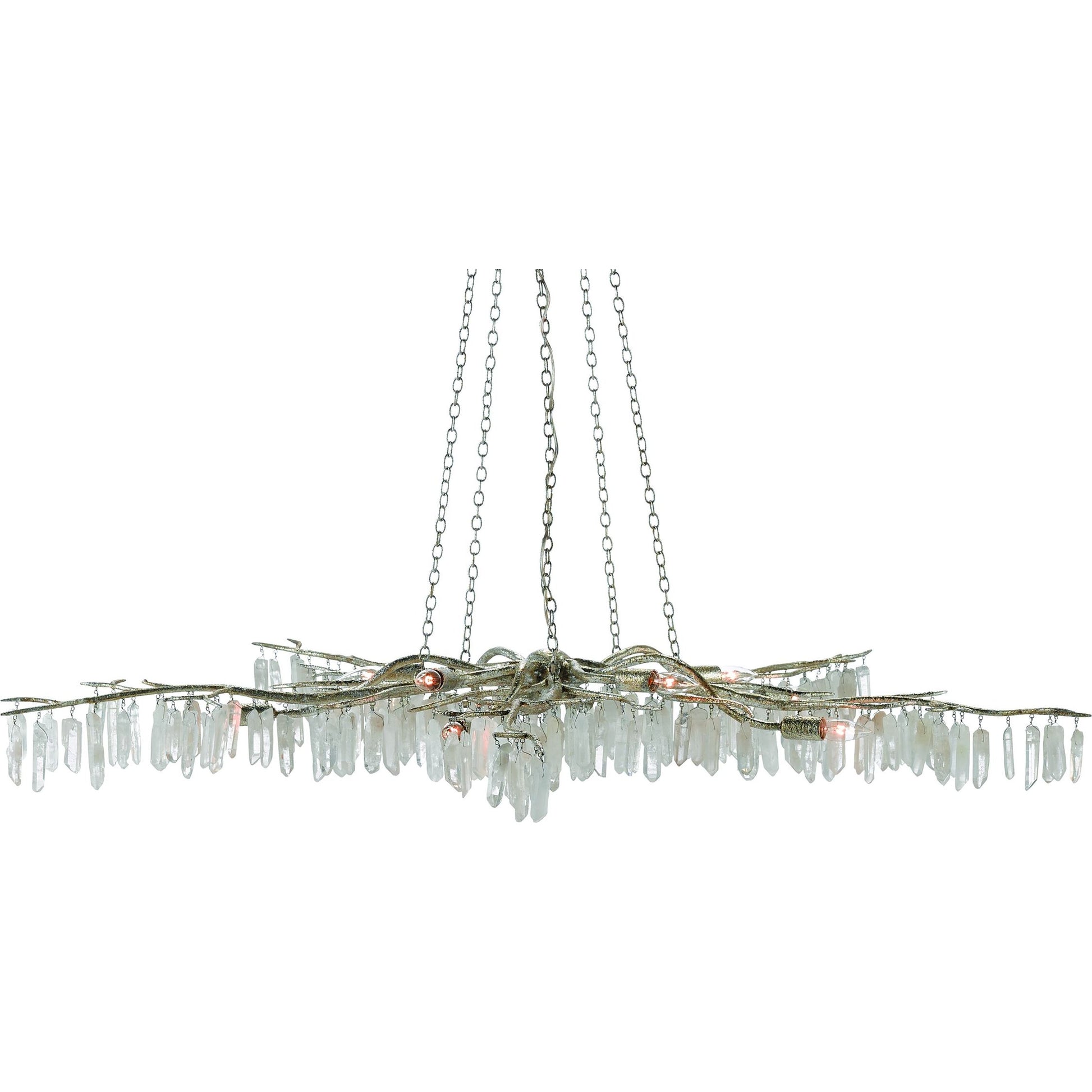 Forest Light Chandelier by Currey and Company. Made from unique in a modern style.