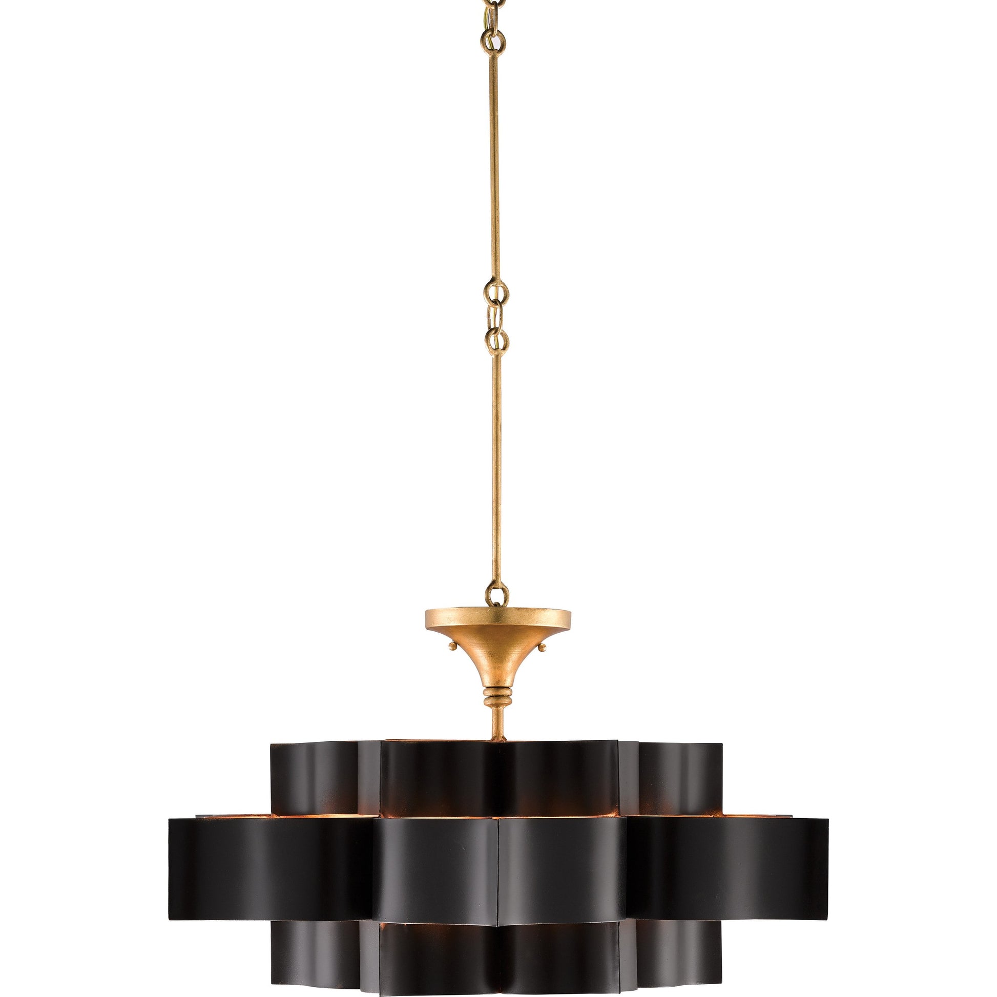 Grand Lotus Chandelier by Currey and Company. Made from unique in a modern style.