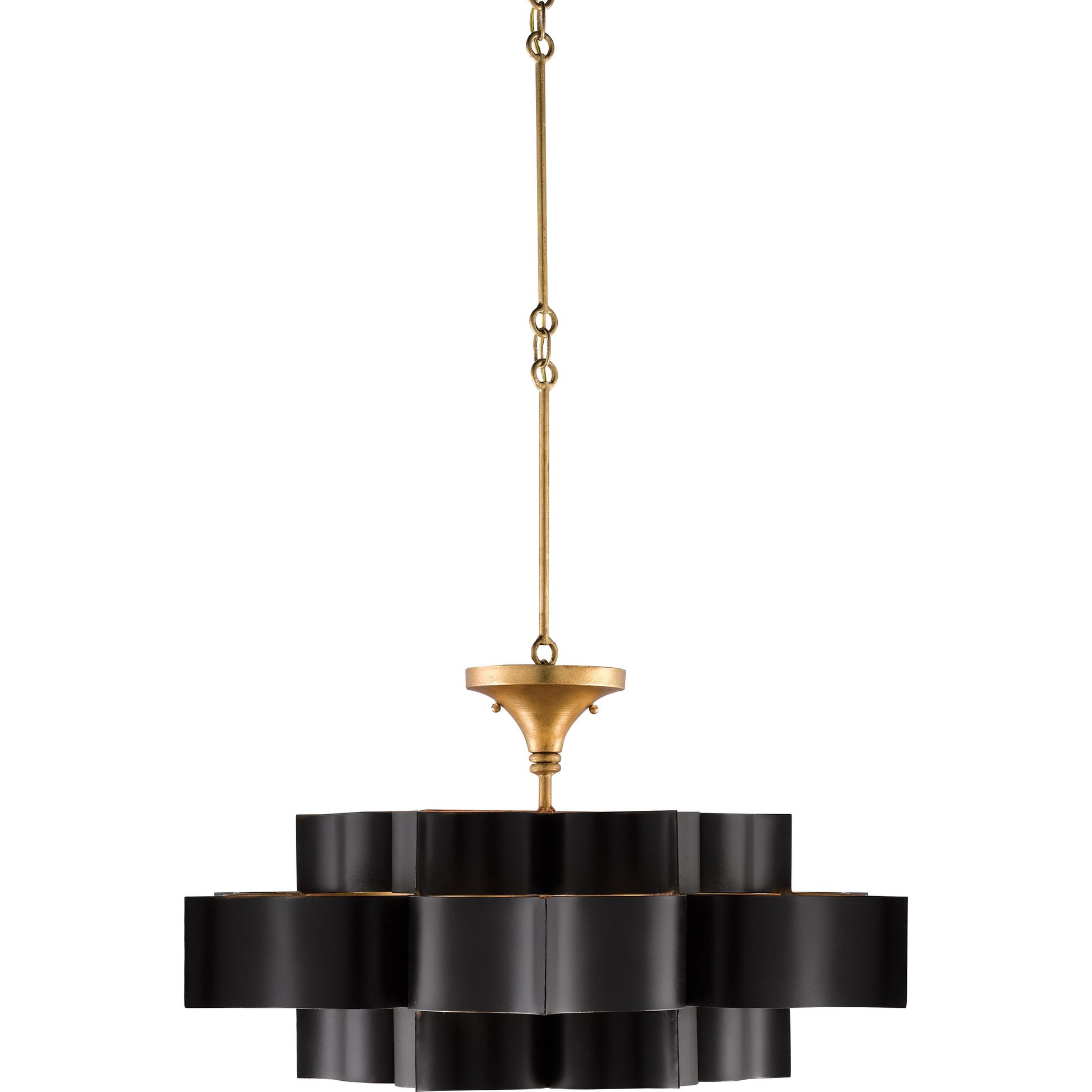 Grand Lotus Chandelier by Currey and Company. Made from unique in a modern style.