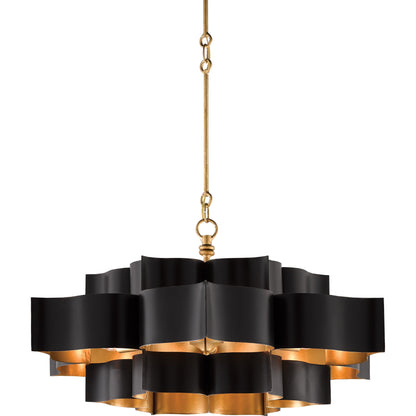 Grand Lotus Chandelier by Currey and Company. Made from unique in a modern style.