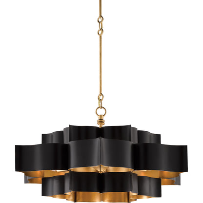 Grand Lotus Chandelier by Currey and Company. Made from unique in a modern style.